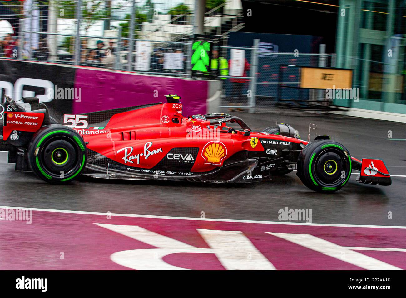 Carlos Sainz (SPA) Ferrari F1-23.during Qualify session on Saturday 17th June - FORMULA 1 PIRELLI GRAND PRIX DU CANADA 2023