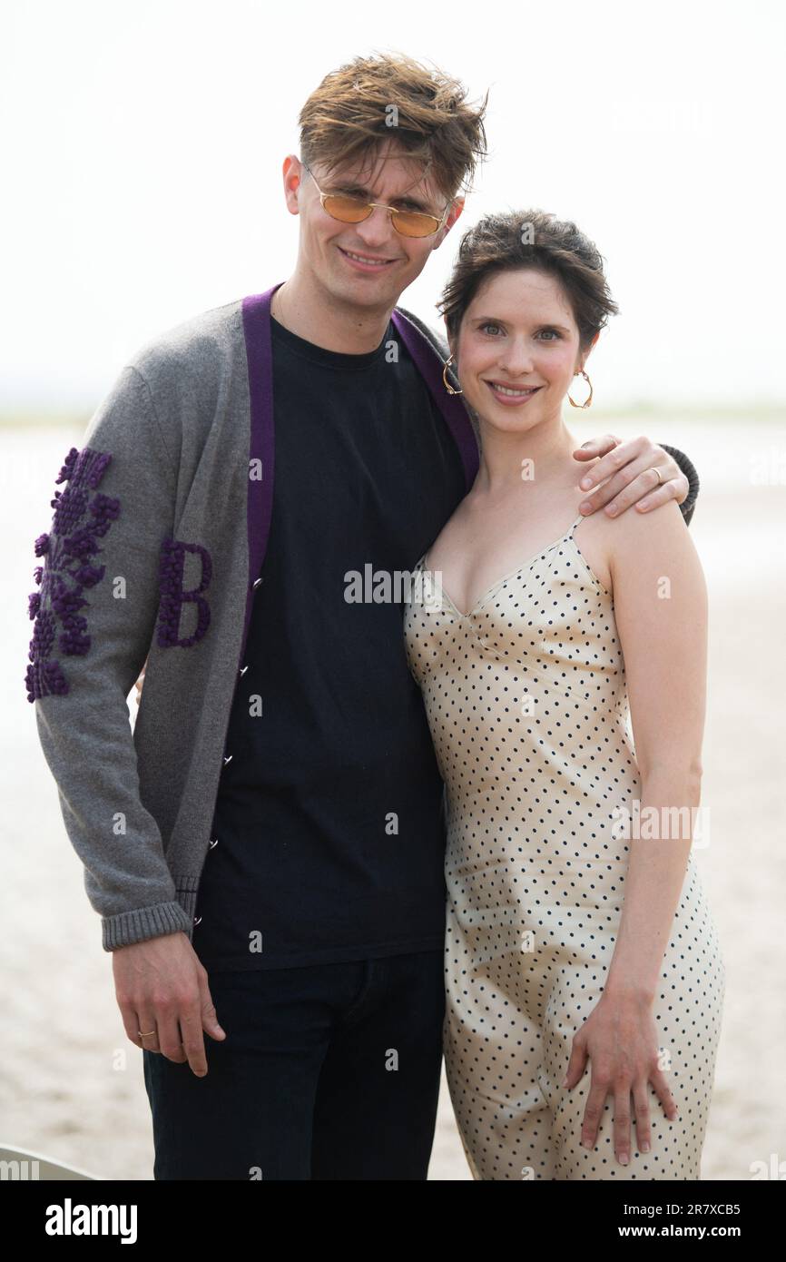 Cabourg, France. 17th June, 2023. Raphael Quenard and Daphne Patakia