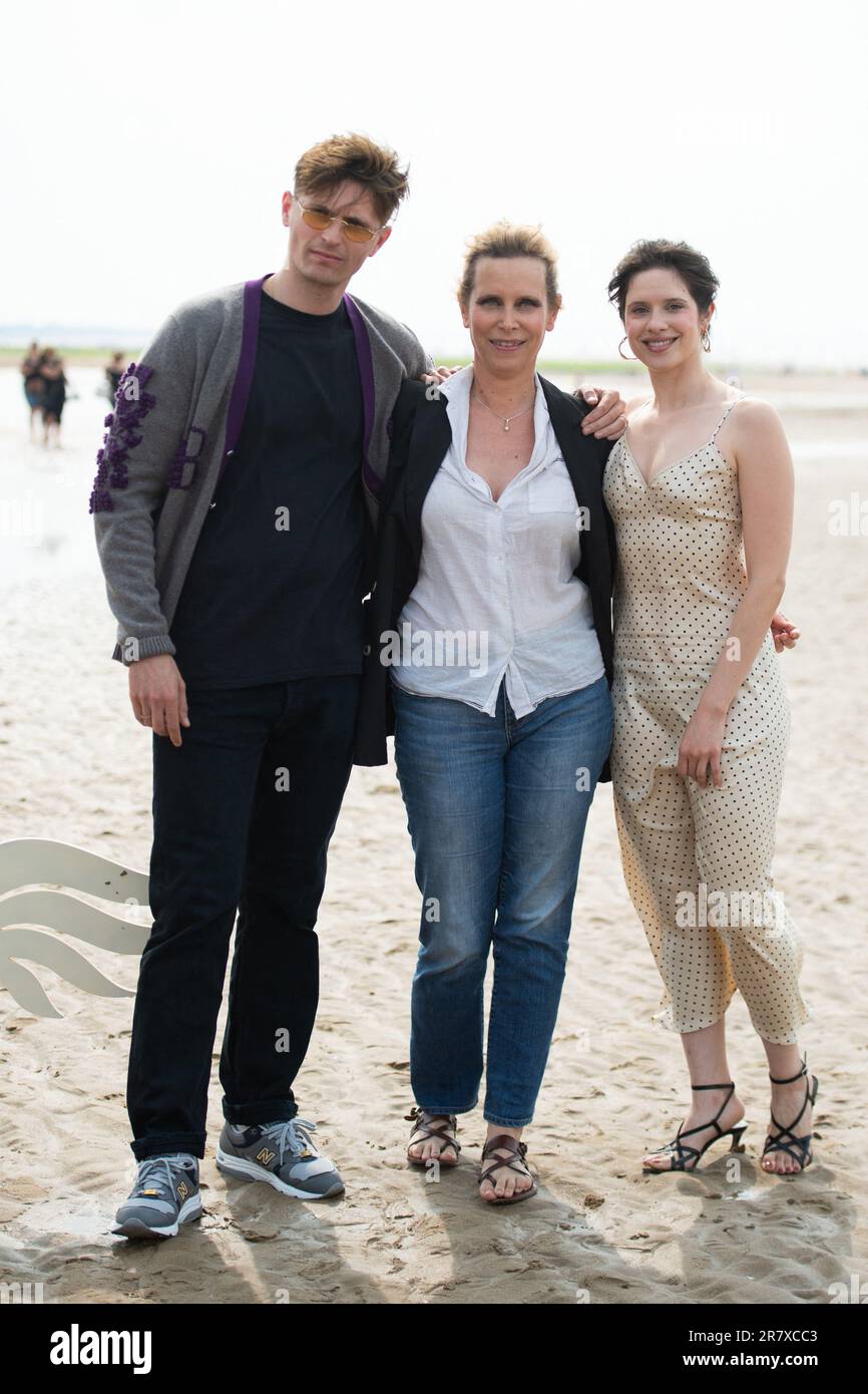 Cabourg, France. 17th June, 2023. Raphael Quenard, Marie Garel-Weis and