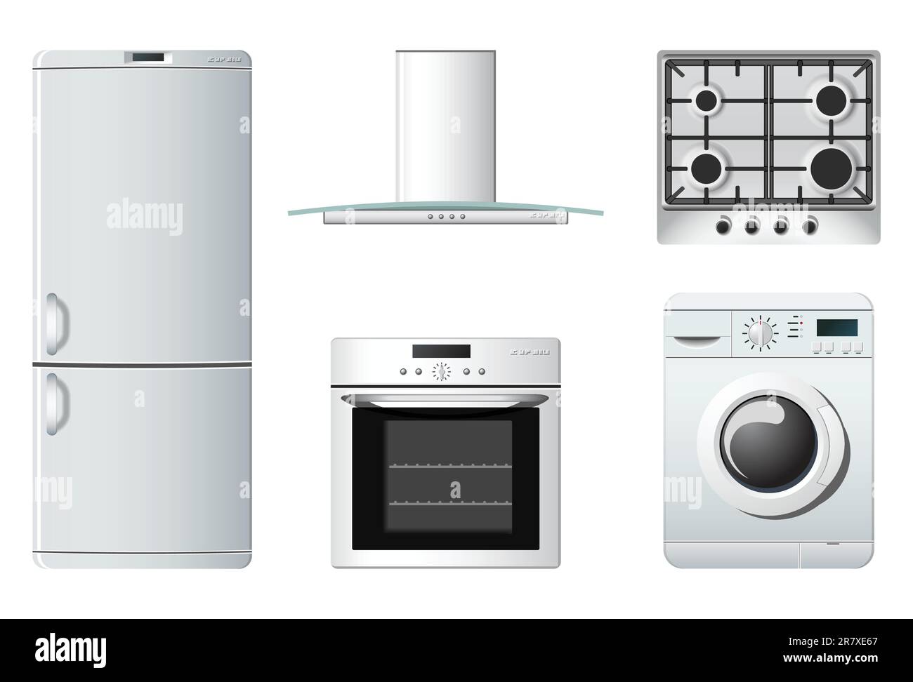 Household appliances | Kitchen Stock Vector