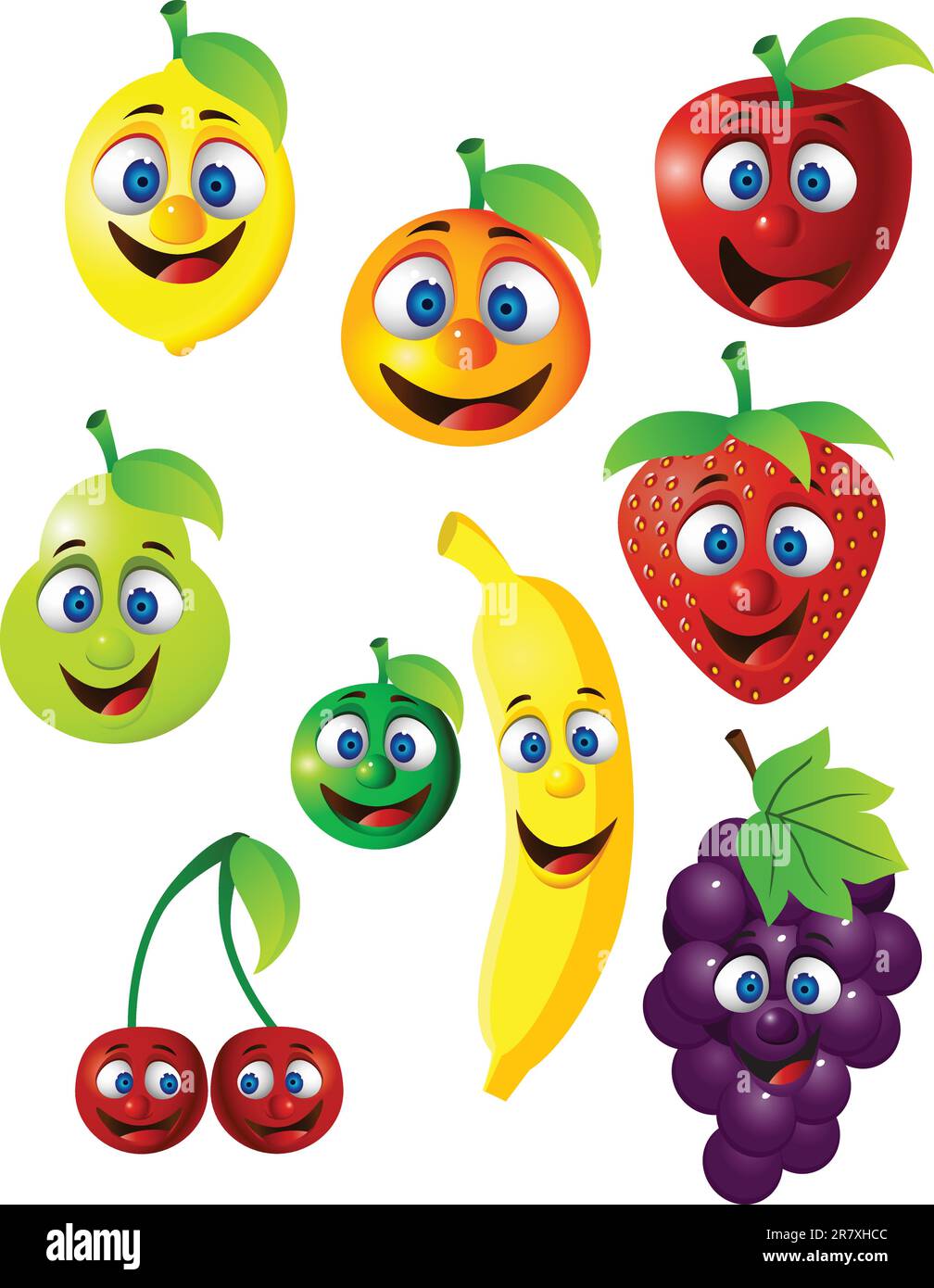 Fruits cartoon illustration Stock Vector Image & Art Alamy