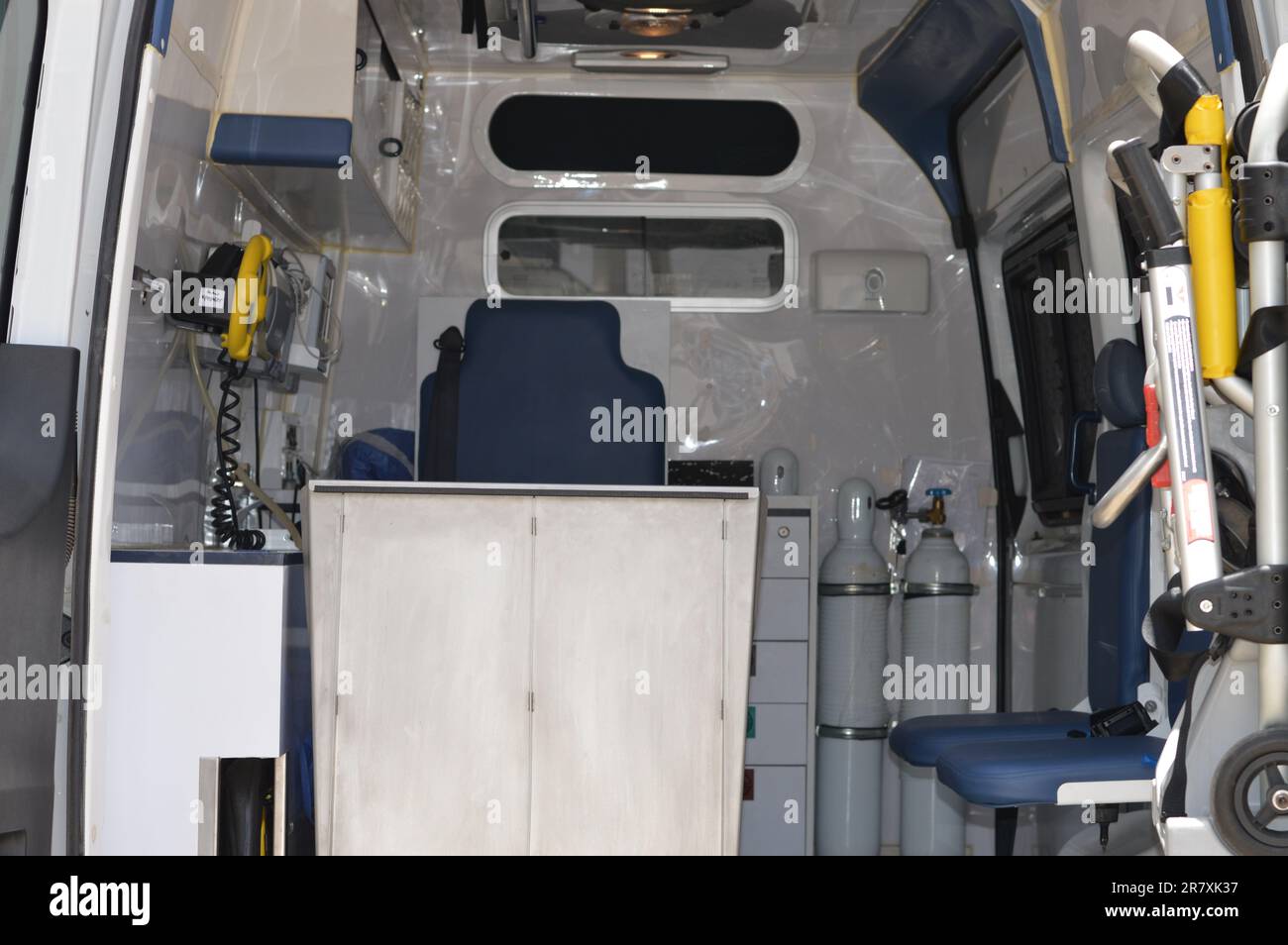 Cairo, Egypt, June 17 2023: Fully medically equipped Mercedes Benz ...