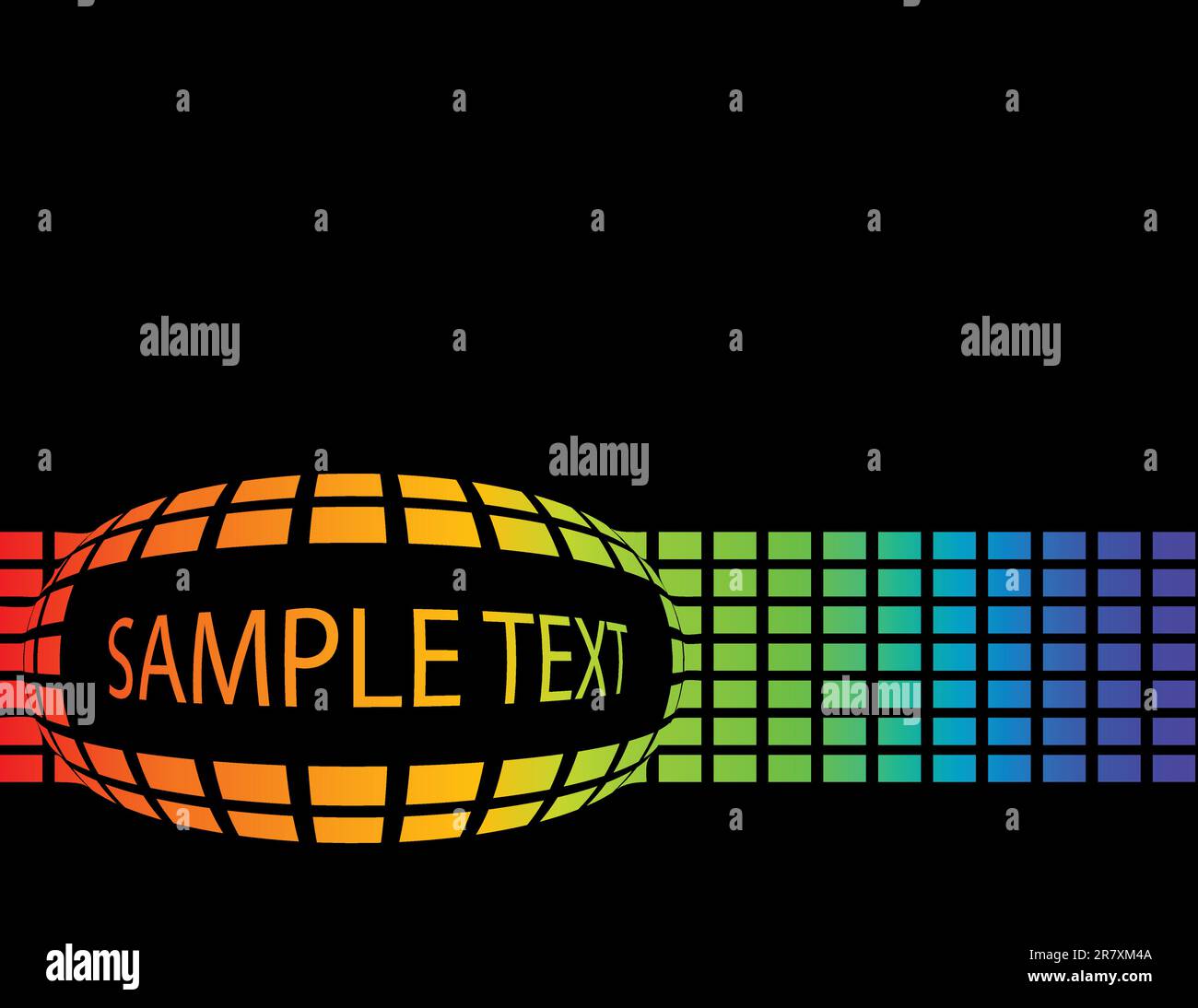the vector rainbow abstract background with text Stock Vector Image ...