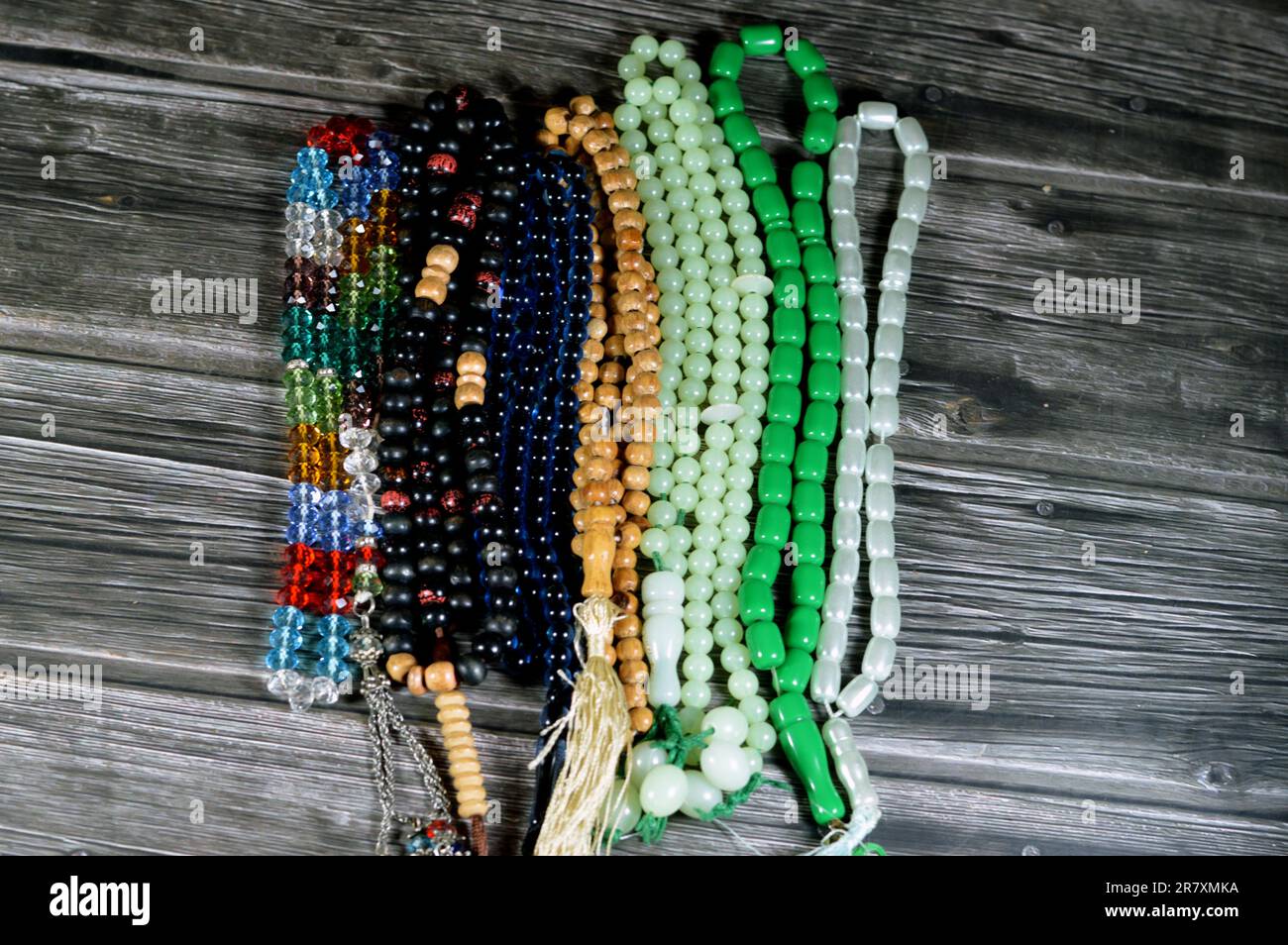 Prayer beads, a form of beadwork used to count the repetitions of