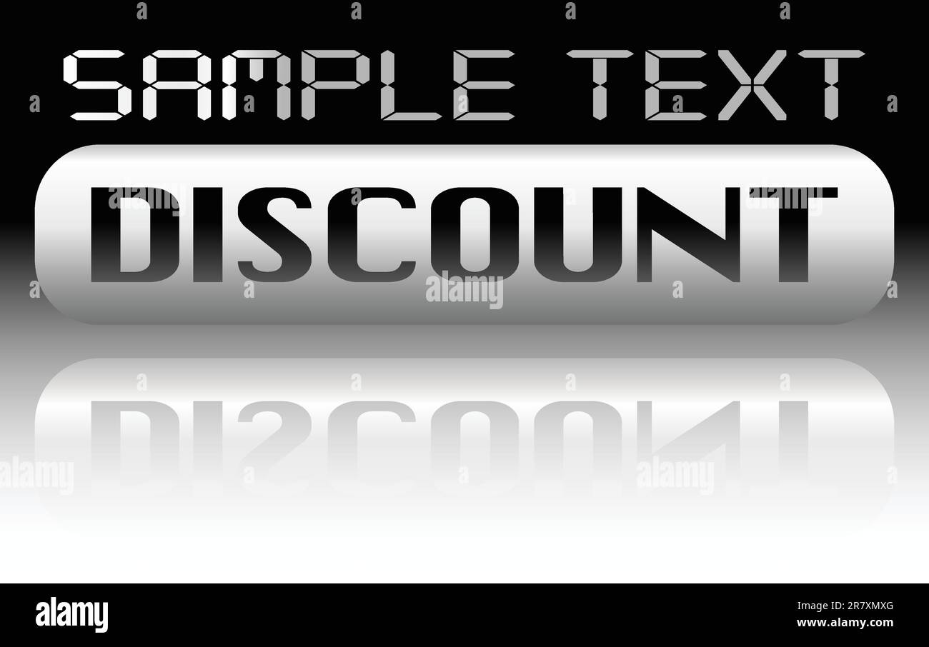vecror metal discount banner Stock Vector Image & Art Alamy