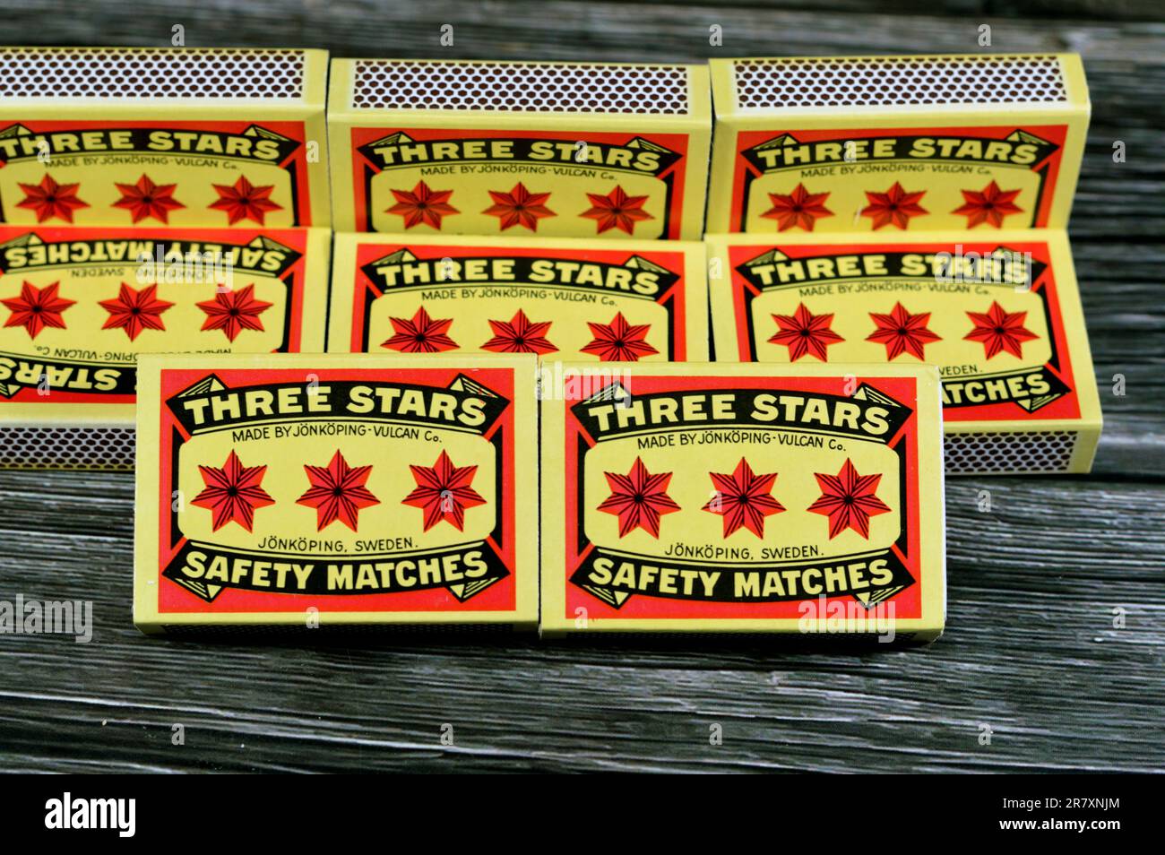 Cairo, Egypt, June 12 2023 Three stars safety matches Jonkoping Vulcan