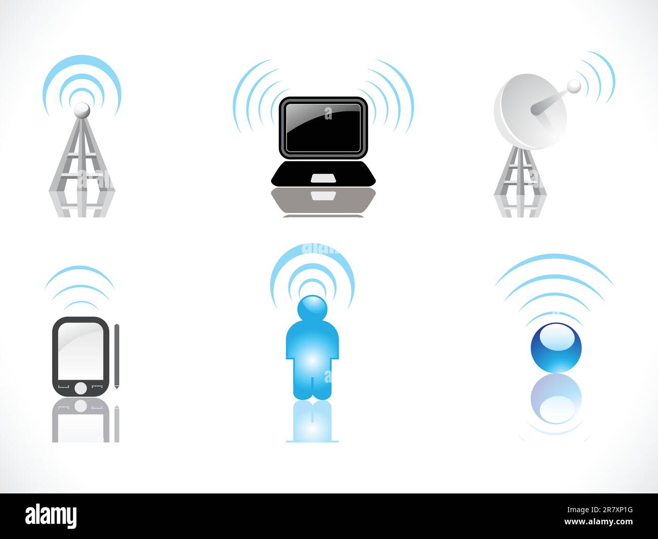 Mobile divice Stock Vector Images - Alamy