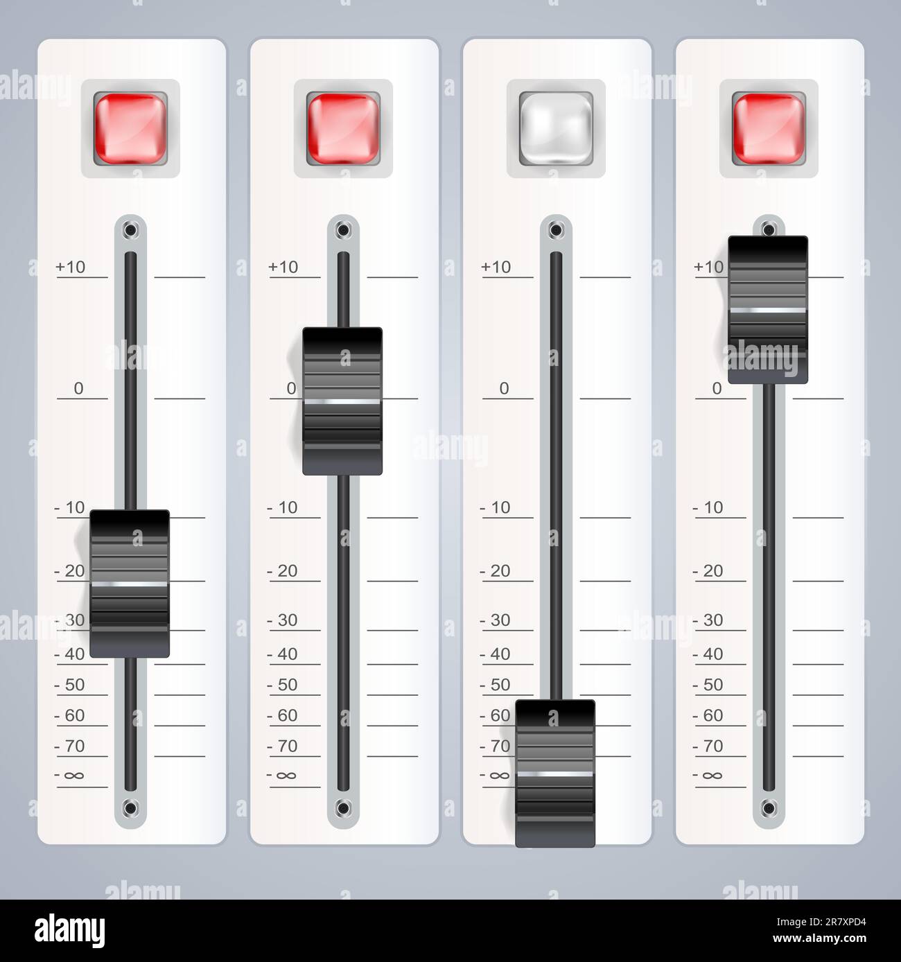 audio mixing console Stock Vector Image & Art - Alamy