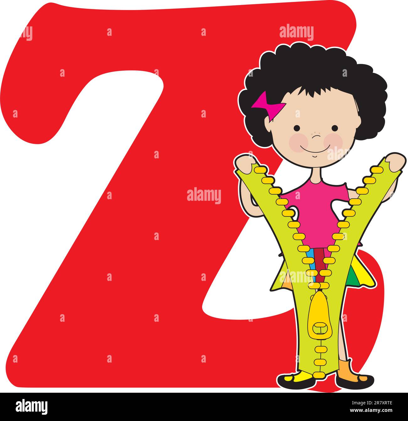 Z is for zipper hi-res stock photography and images - Alamy