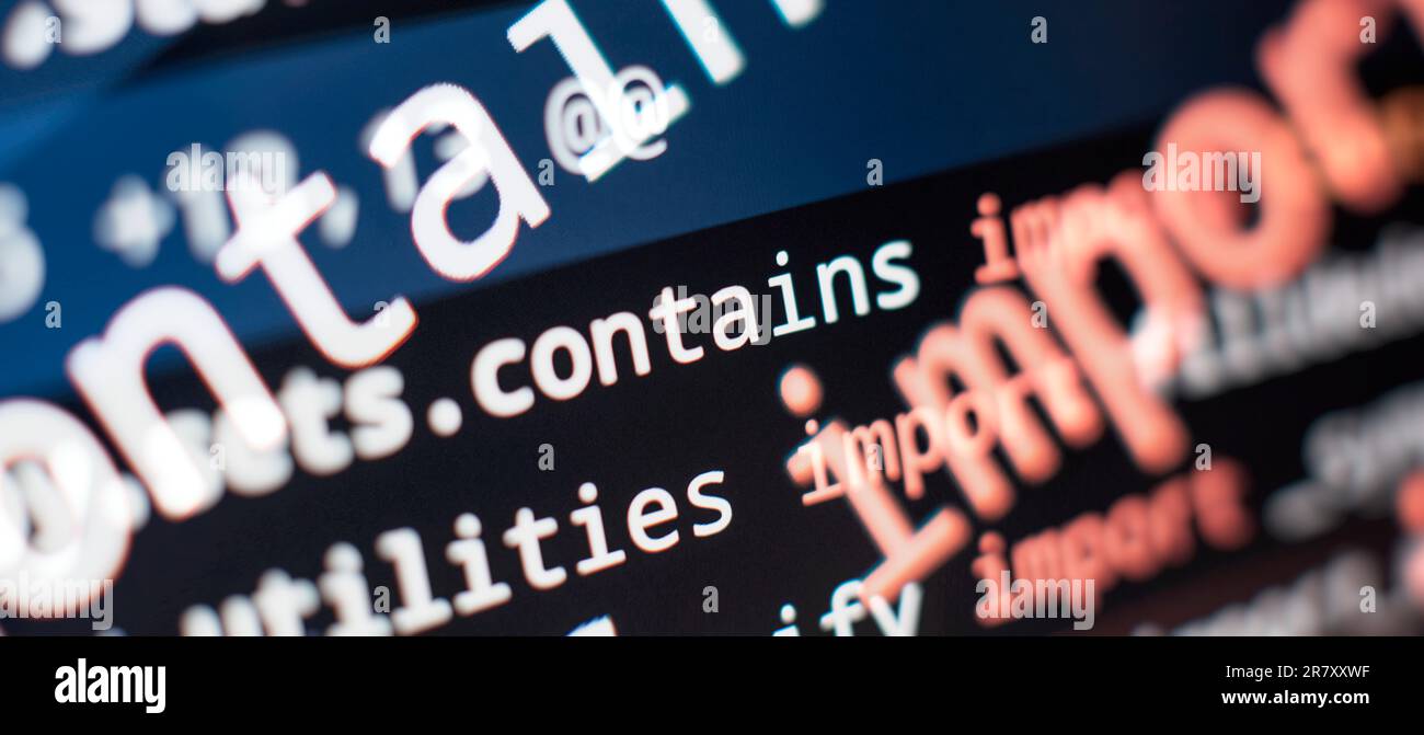 Digital technology software development computer script function