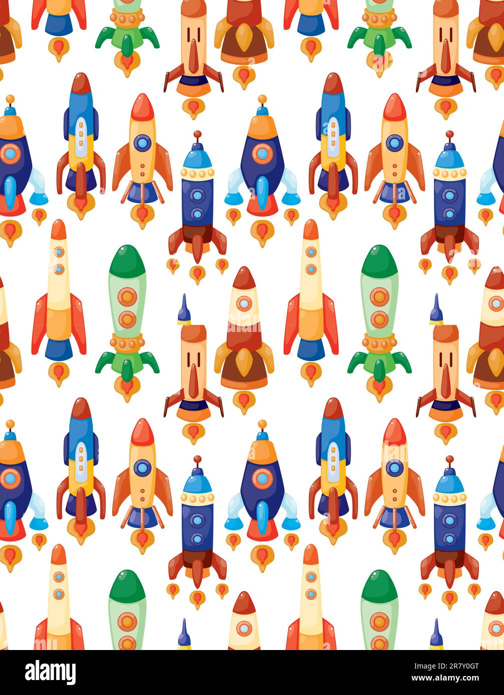 seamless spaceship pattern Stock Vector Image & Art - Alamy