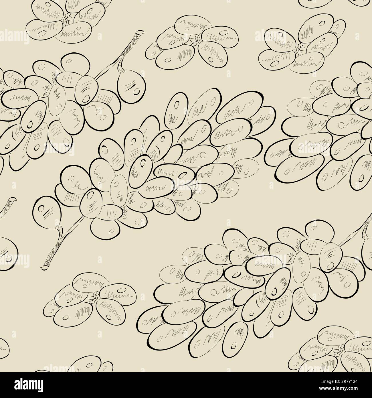 Seamless wallpaper with grapes Stock Vector Image & Art - Alamy