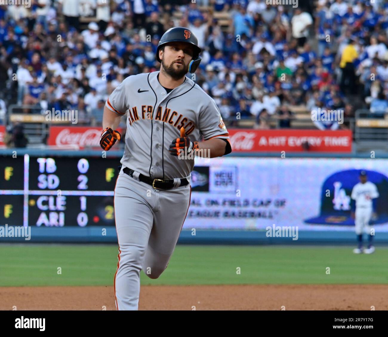 Los Angeles Dodgers relief pitcher Alex Vesia (51) celebrates with catcher  Austin Barnes (15) during a MLB game against the Miami Marlins, Sunday, May  Stock Photo - Alamy