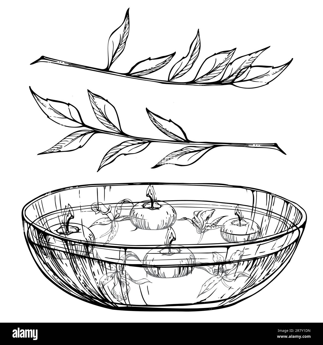 Floating Candles Bowl Stock Vector Images Alamy floating-candles-bowl-stock-vector-images-alamy