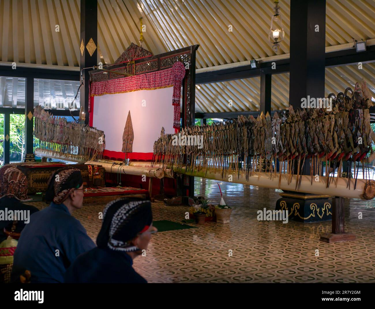 Yogyakarta, Indonesia June 1, 2023 Wayang kulit or shadow puppets