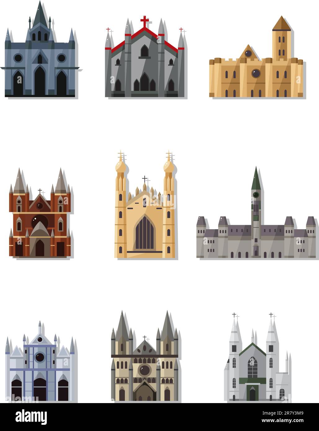 cartoon Fairy tale castle icon Stock Vector Image & Art - Alamy