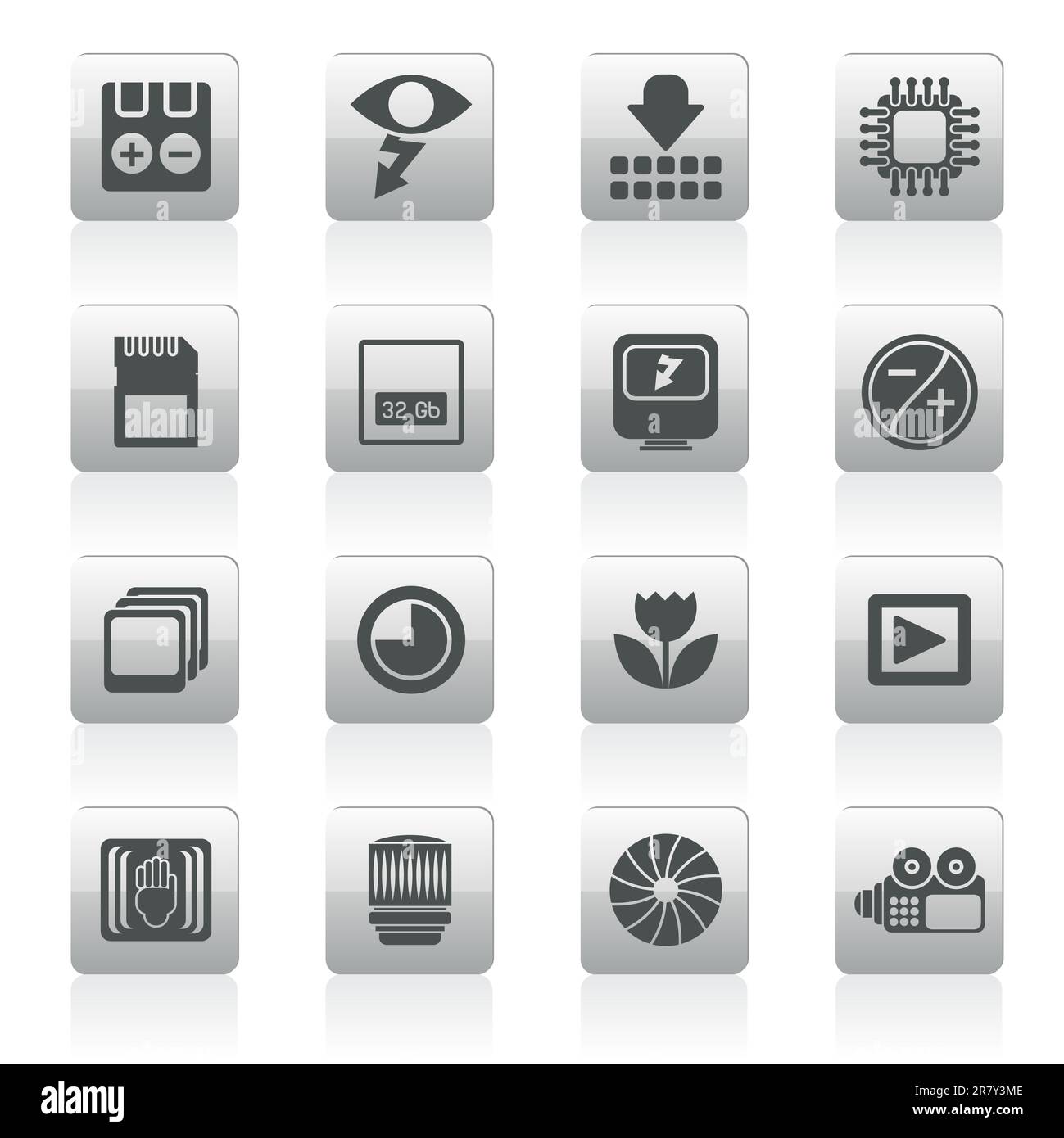 Camera set up Stock Vector Images - Alamy