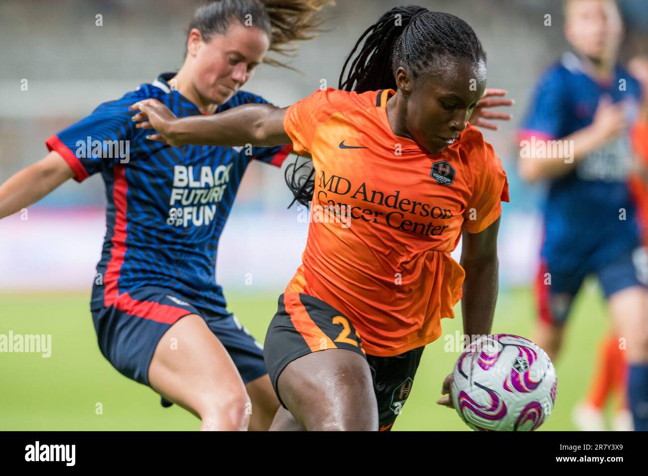 USA. 17th June 2023. June 17 2023 Houston Dash forward Michelle