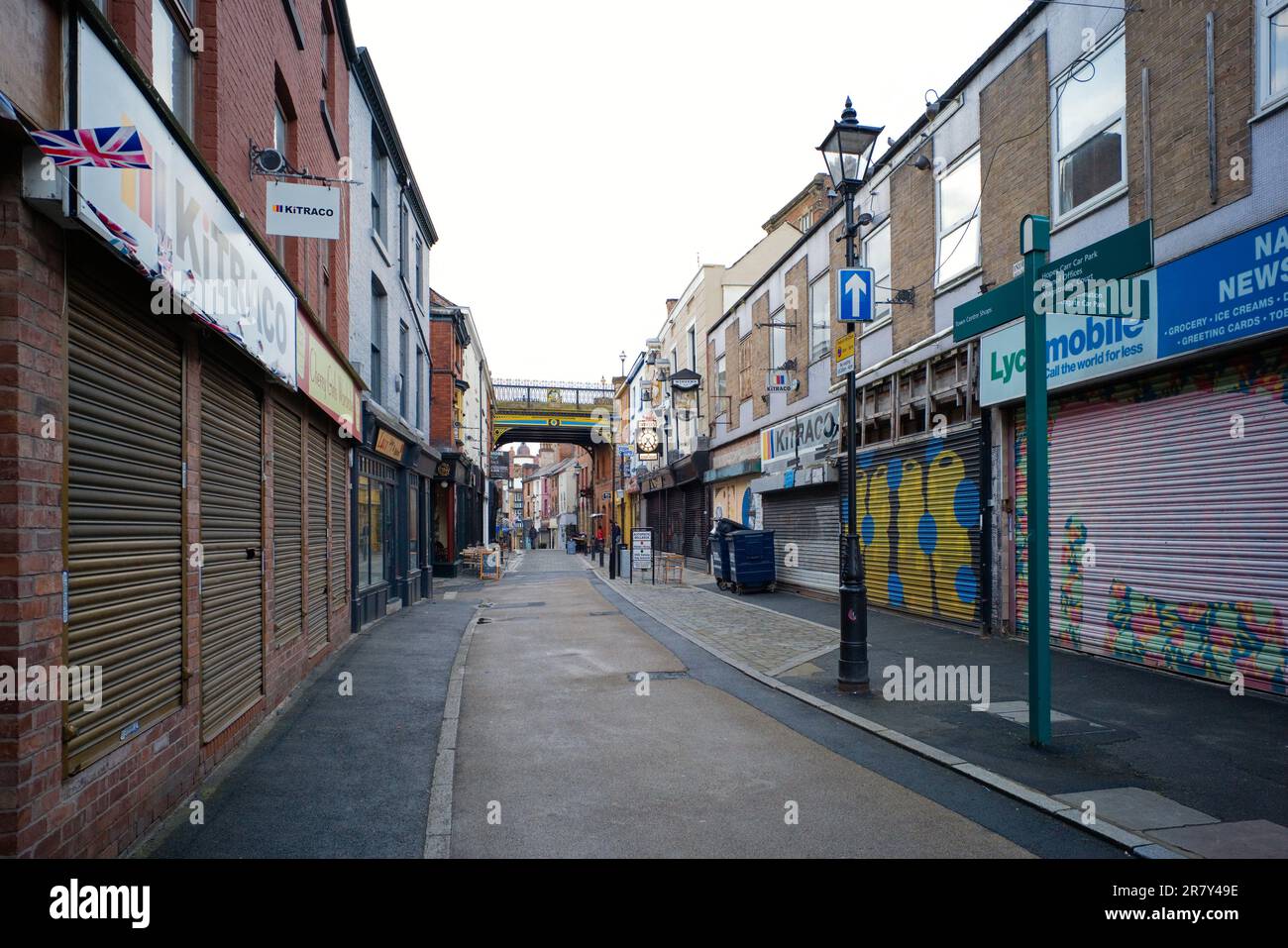 Under Bank Little Underbank in the centre of Stockport Stock Photo - Alamy