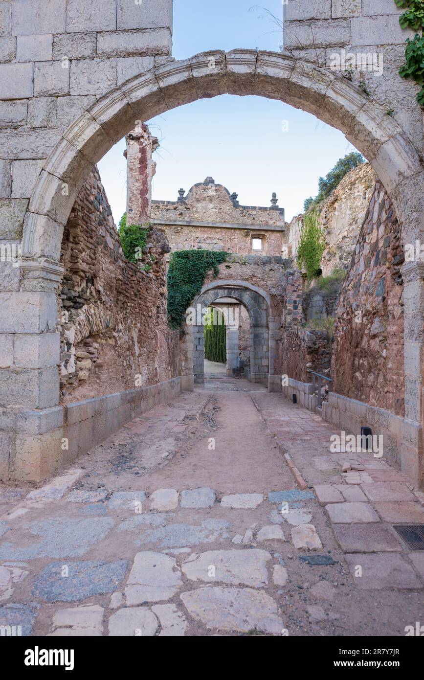 Priorat Monastery Ruins of the Carthusian monastery Scala Dei, the Cartoixa de Santa ...