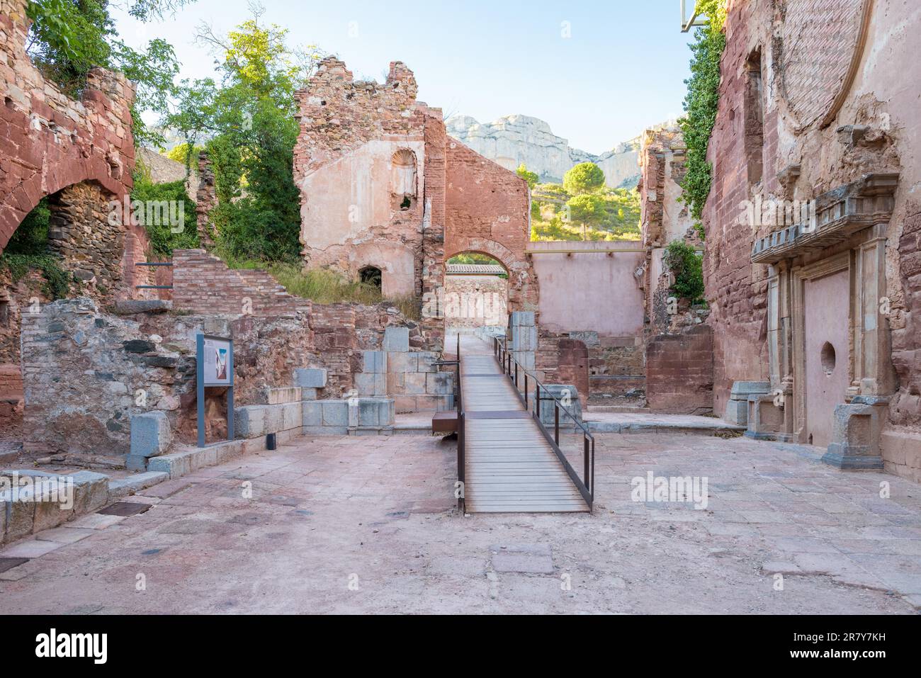Priorat Monastery Ruins of the Carthusian monastery Scala Dei, the Cartoixa de Santa ...