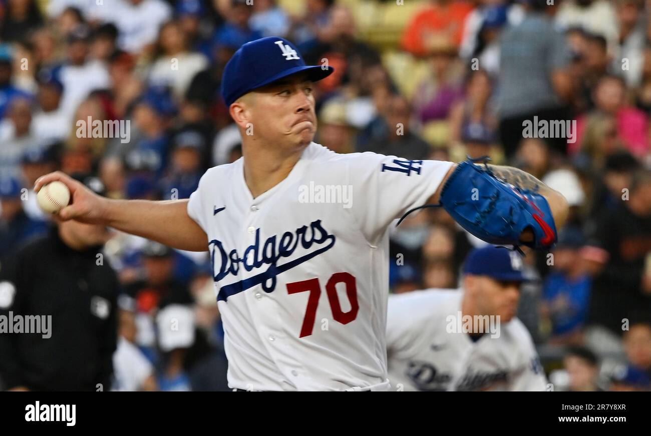 Sam Dyson San Francisco Giants Game-Used #49 Gray Jersey vs. Los Angeles  Dodgers on March 29 2018