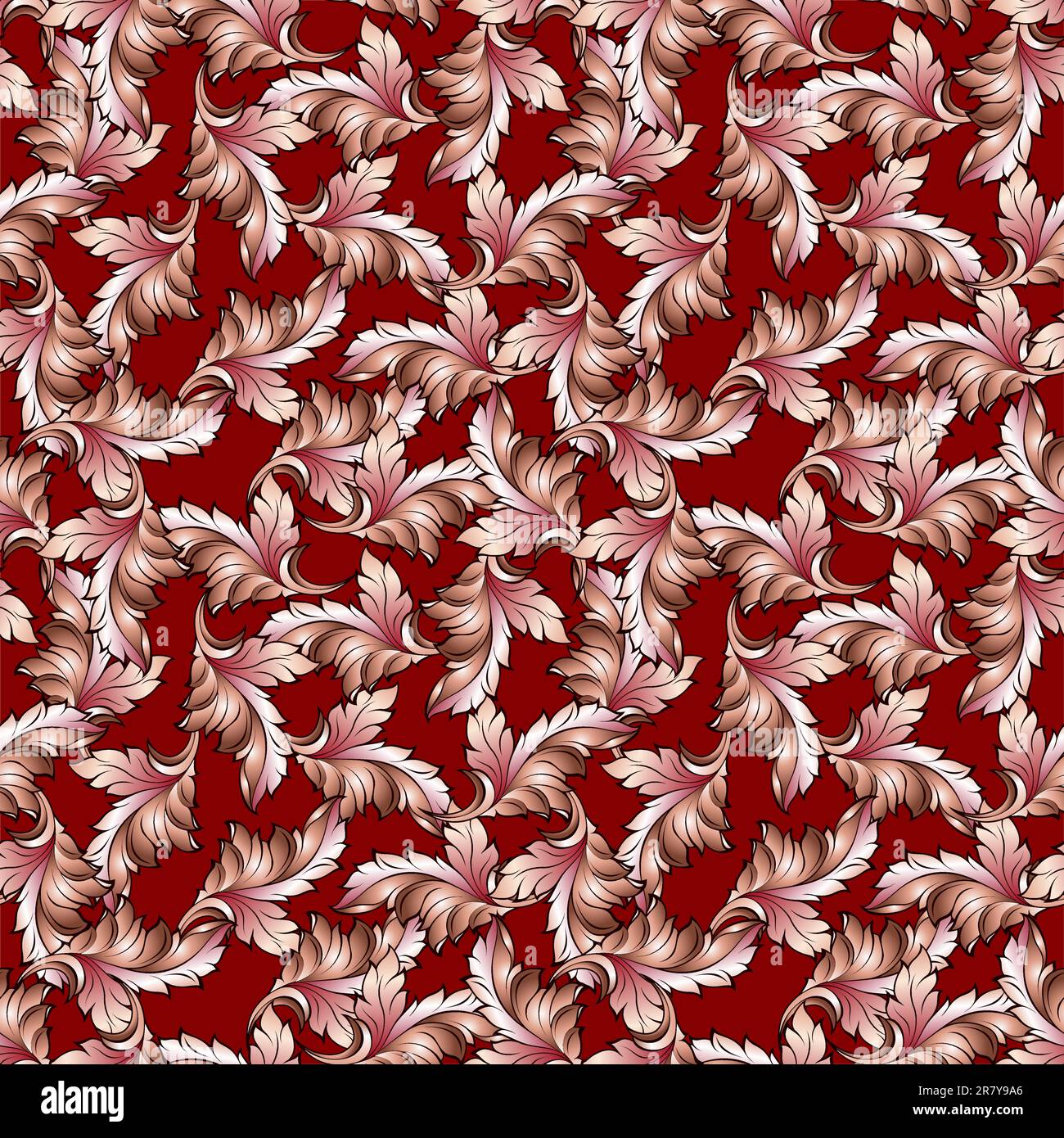 Abstract illustration of Autumn leaves background for seasonal design