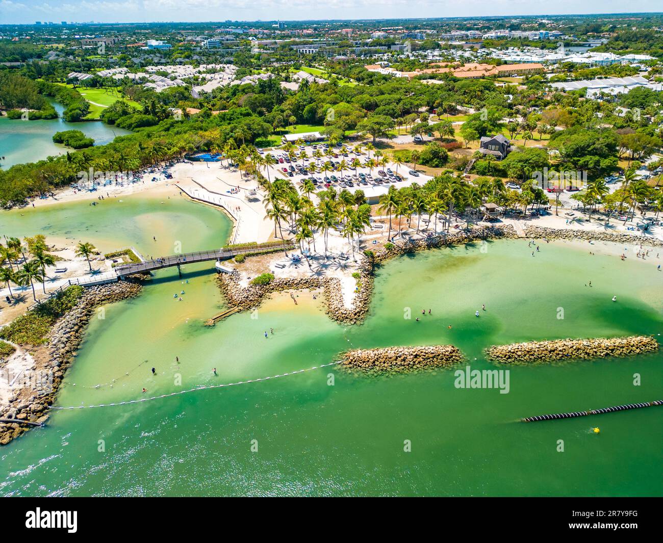 DuBois Park, Jupiter Beach and inlet, areal views, Florida, USA Stock Photo Alamy