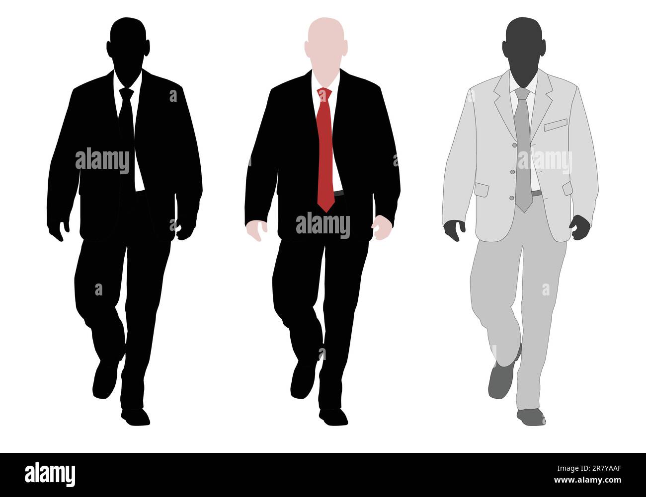 young elegant businessman - vector illustration Stock Vector Image ...
