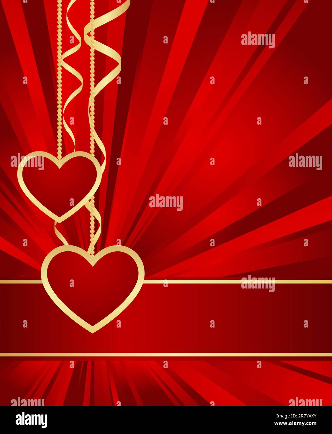 Elegant floral-pattern red background. Vector illustration Stock Vector ...