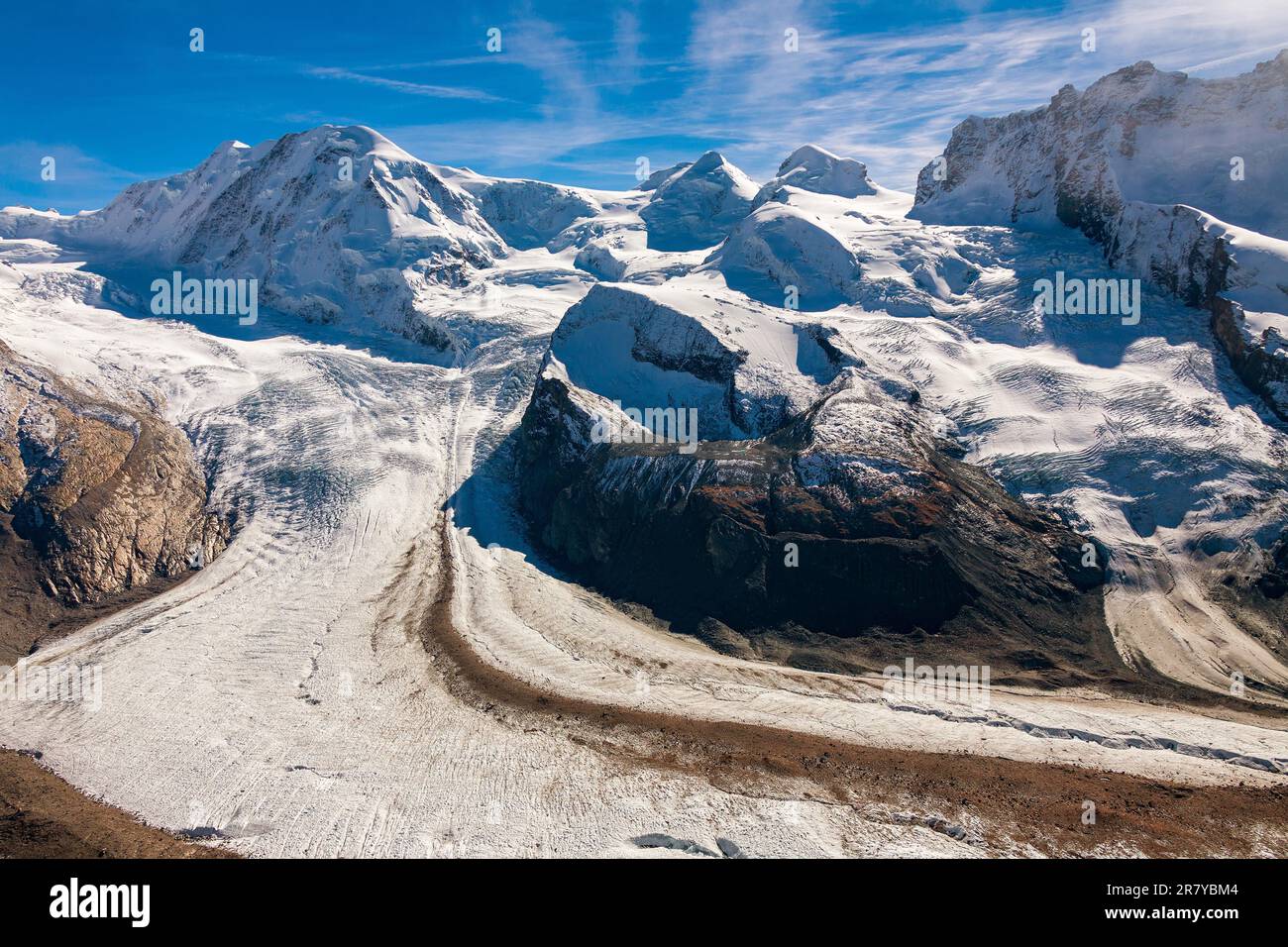 Gorner glacier panorama hi-res stock photography and images - Alamy