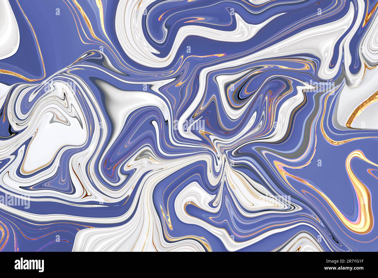 Abstract blue wave liquid marble texture Background Stock Photo - Alamy