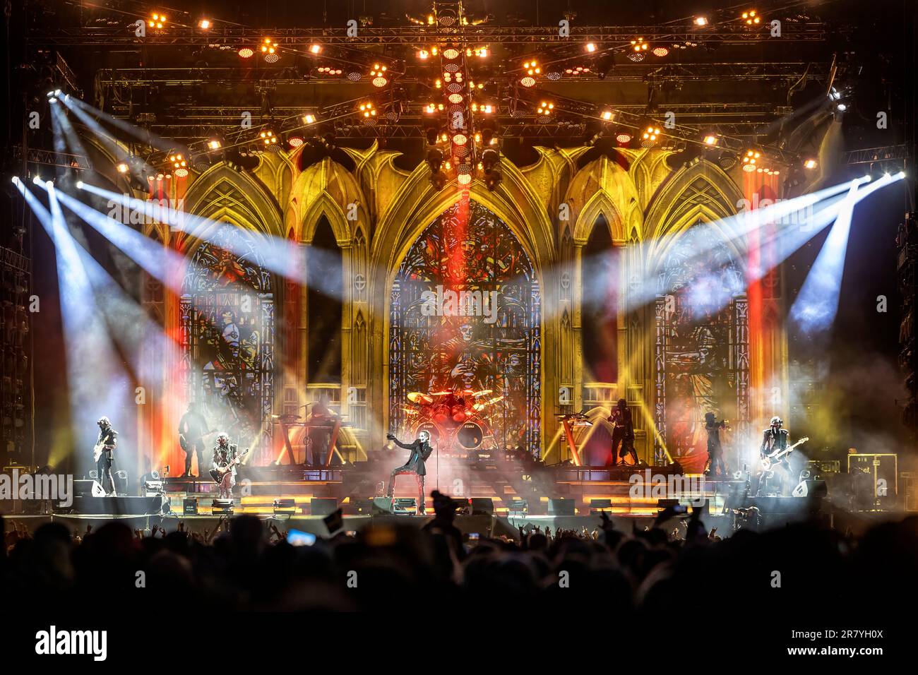 Solvesborg, Sweden. 10th, June 2023. The Swedish rock band Ghost