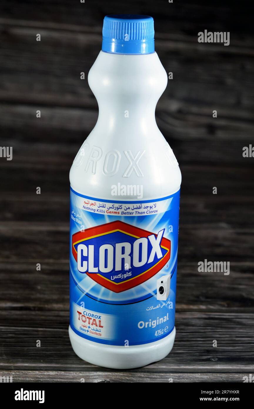 Cairo, Egypt, June 12 2023 Clorox Total original for killing germs for