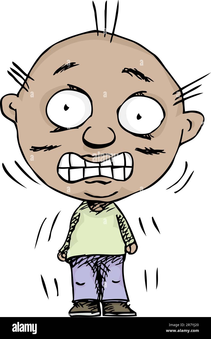 Shaking fear Stock Vector Images - Alamy
