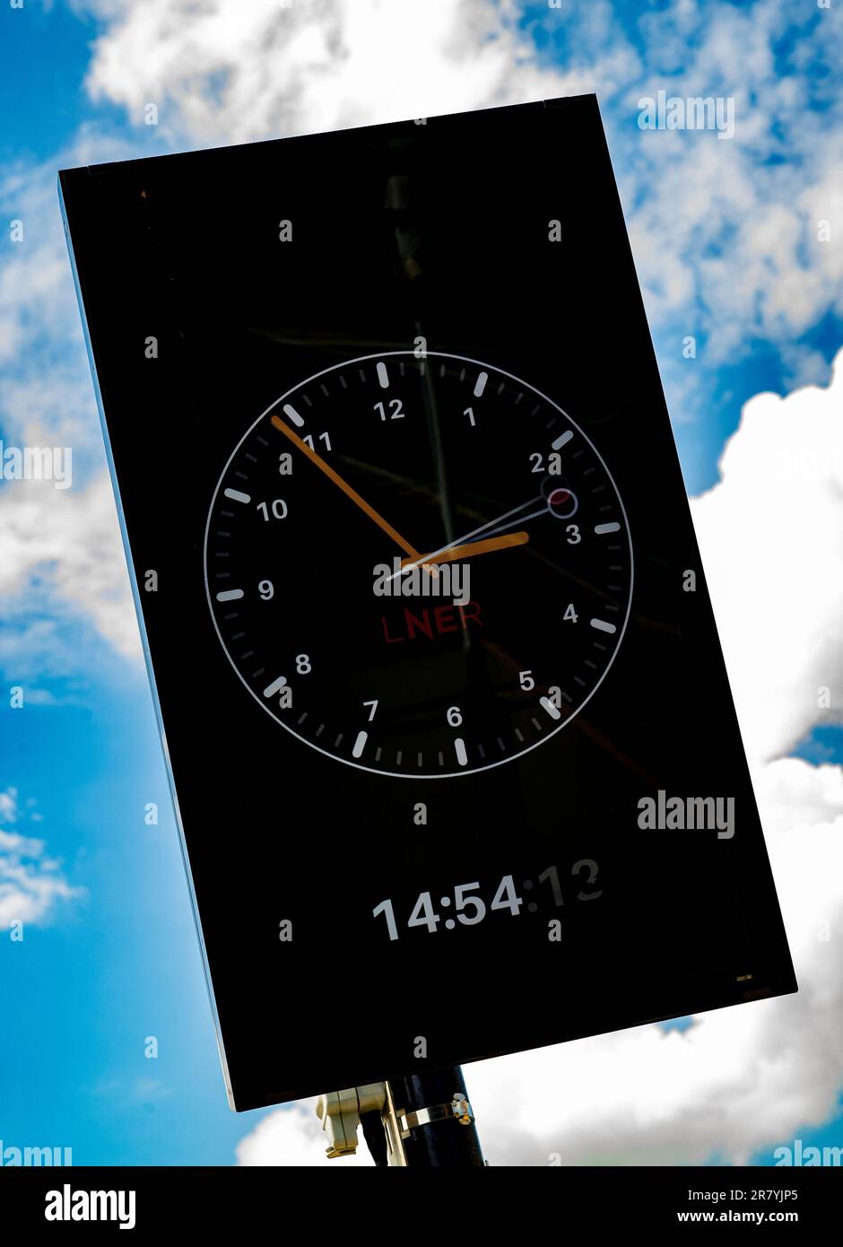 Train Station, Grantham Lincolnshire, UK A modern digital station