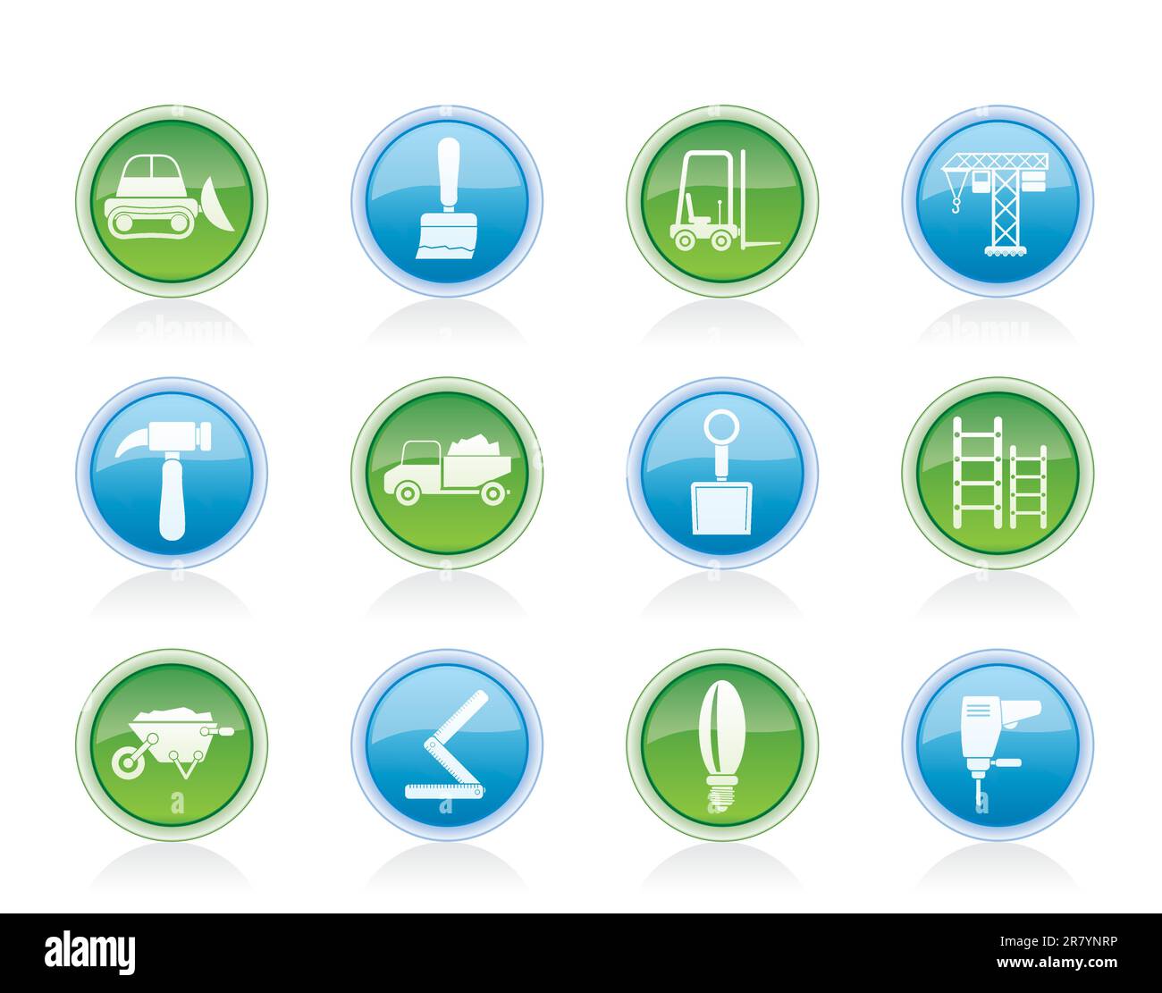 Electric digger Stock Vector Images - Alamy