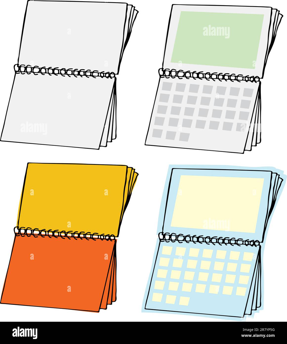Types of calendars hi res stock photography and images alamy
