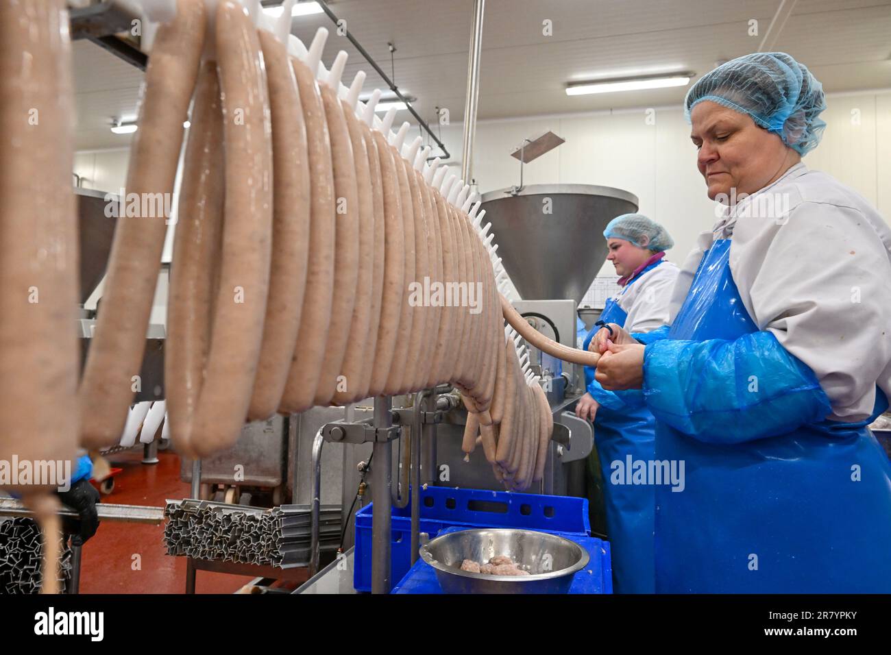 Kurim, Czech Republic. 13th June, 2023. A view of the Steinex meat and