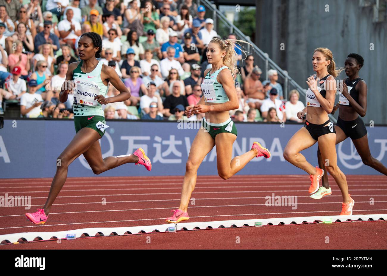 Jessica Rash Oslo Jessica Hull of Australia competing in the 1 Mile race at the Oslo ...