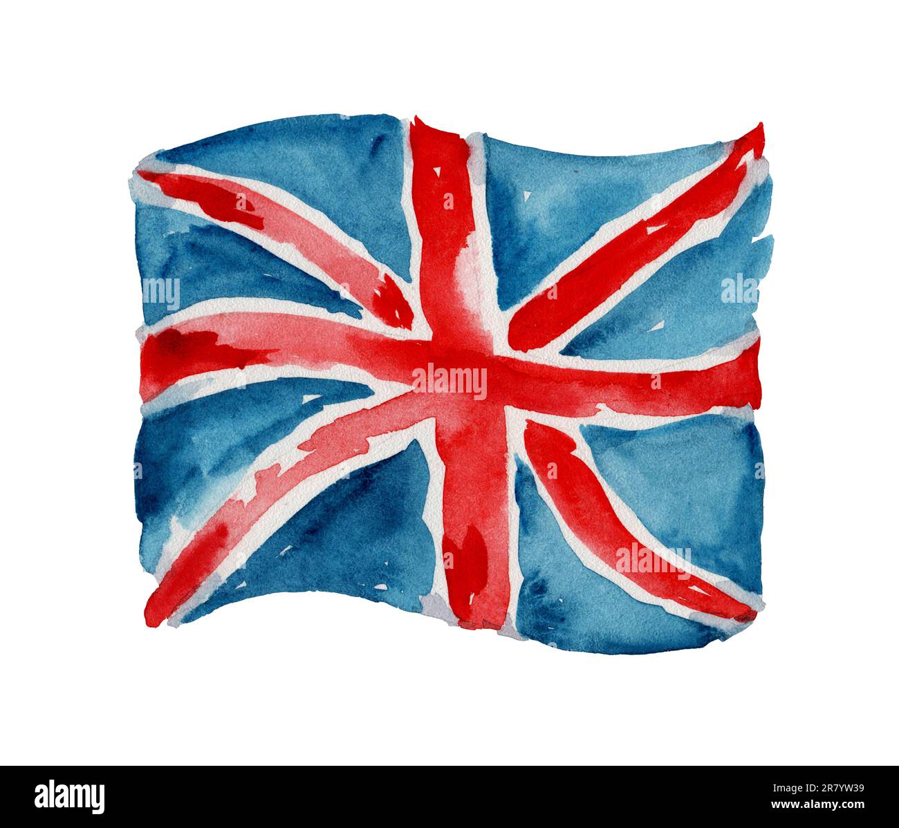United Kingdom Waving Flag Watercolor Illustration Template Banner united-kingdom-waving-flag-watercolor-illustration-template-banner