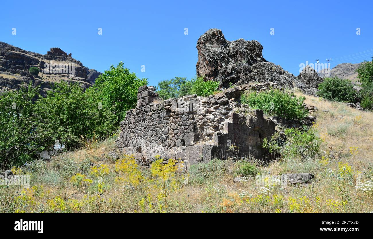 The Historical Mazgirt Church is located in the Mazgirt Town of Tunceli, Turkey. Stock Photo