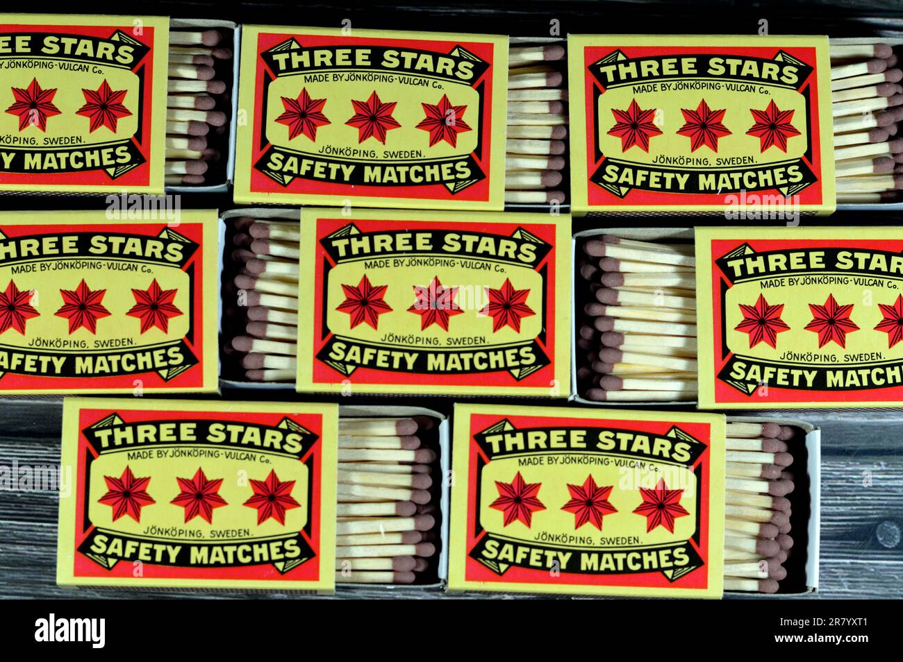 Cairo, Egypt, June 12 2023 Three stars safety matches Jonkoping Vulcan