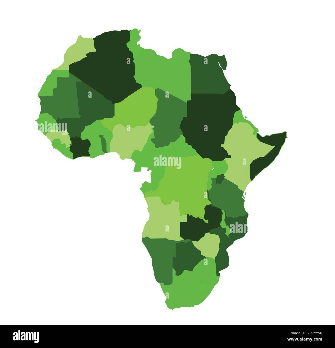 Africa map Stock Vector