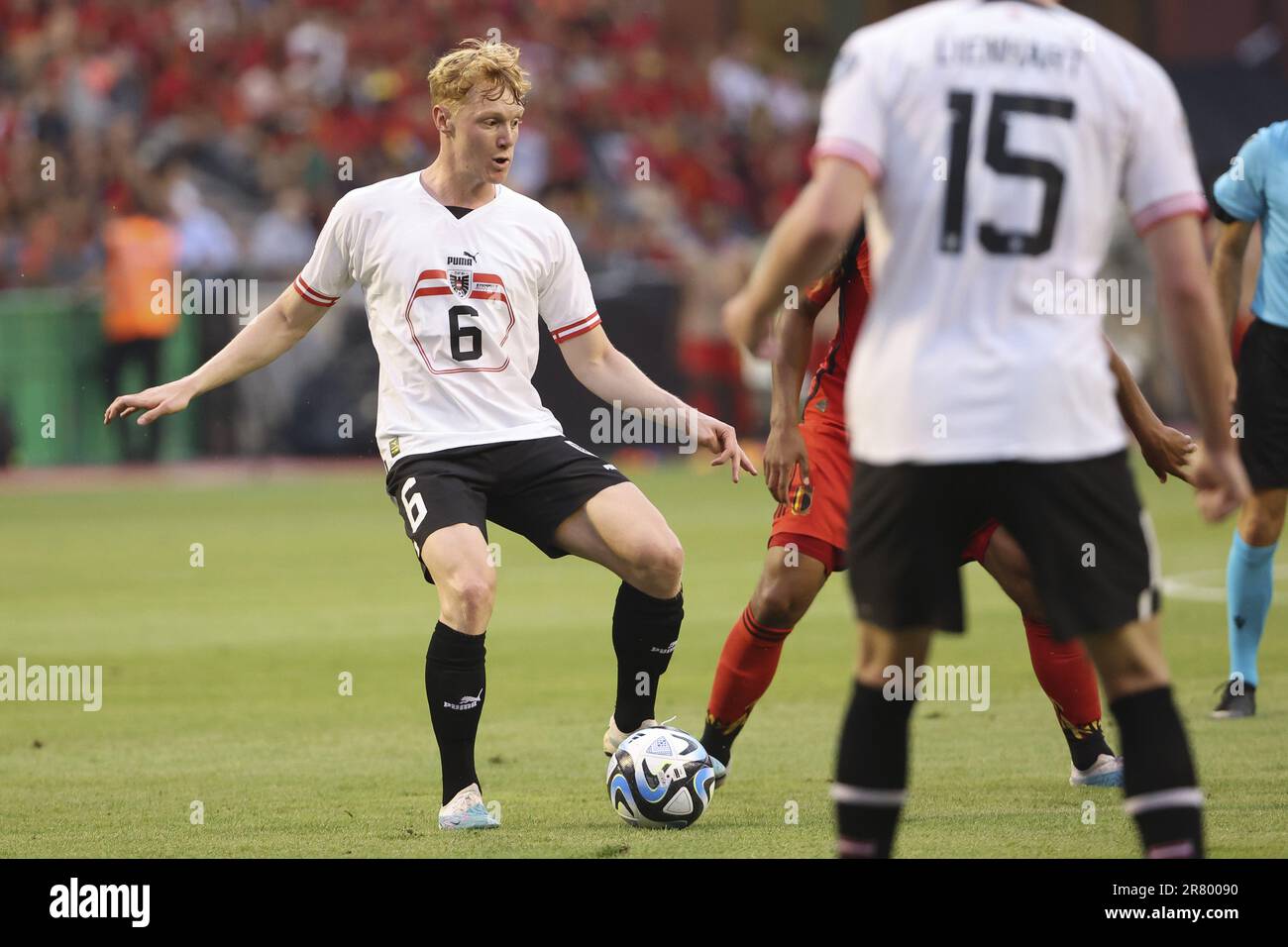 Nicolas Seiwald of Austria during the UEFA Euro 2024, European