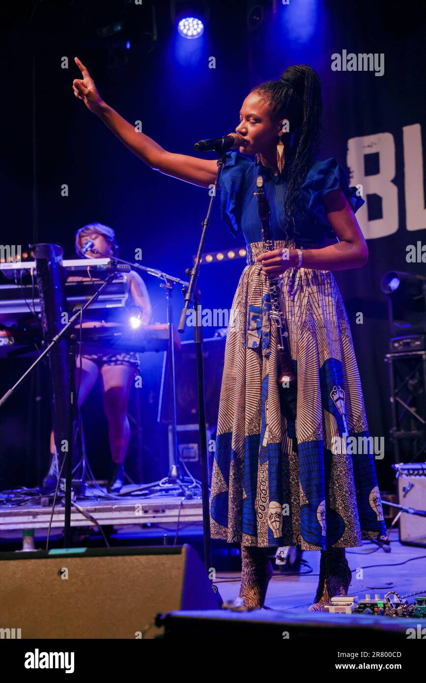 Black Deer Festival, Kent, UK - 17th June Grammy nominated Canadian singer and activist Allison Russell headlines the Ridge stage at Black Deer Festival, Eridge Park, Kent. Credit Jill O'Donnell/Alamy Live News Stock Photo