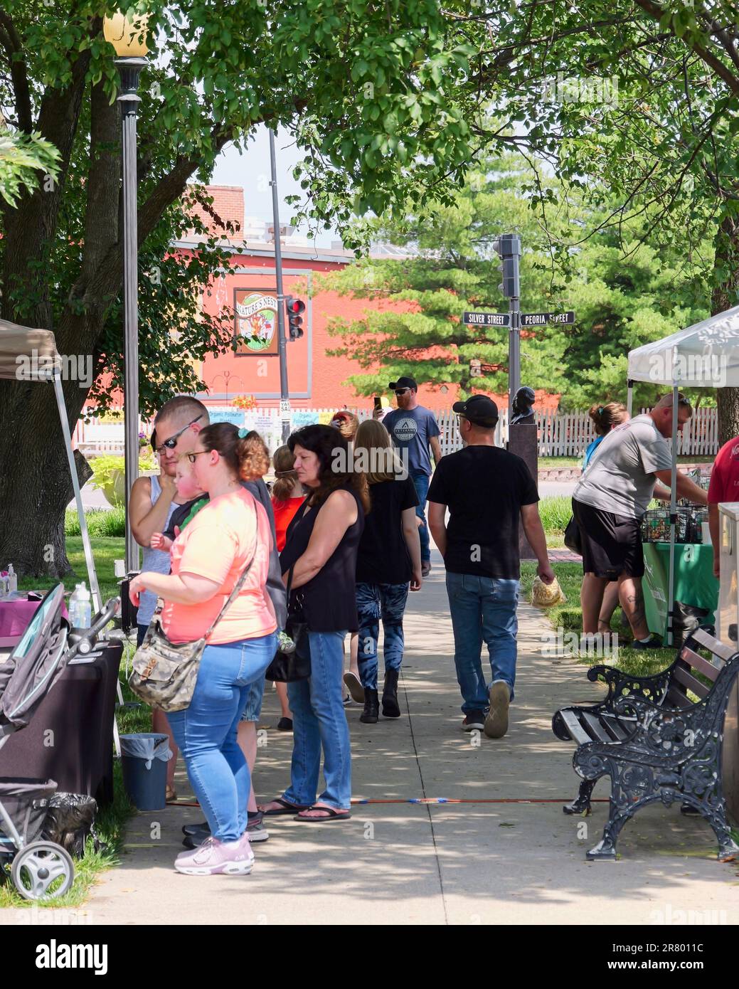 Paola, Kansas June 17, 2023 Miami County Kansas Museum Craft and Vendor Festival Stock Photo