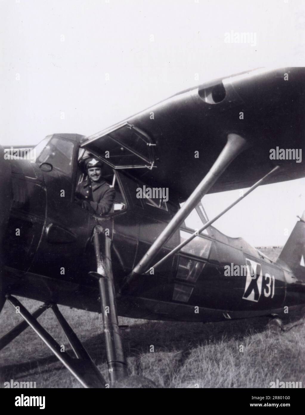 Italian aircraft Caproni KB.11 Bulgara aka Kaproni Bulgarski Fazan, Bulgaria 1940s Stock Photo