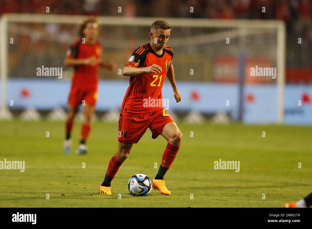 Brussels Belgium 17th June 2023 Timothy Castagne BEL Football brussels-belgium-17th-june-2023-timothy-castagne-bel-football
