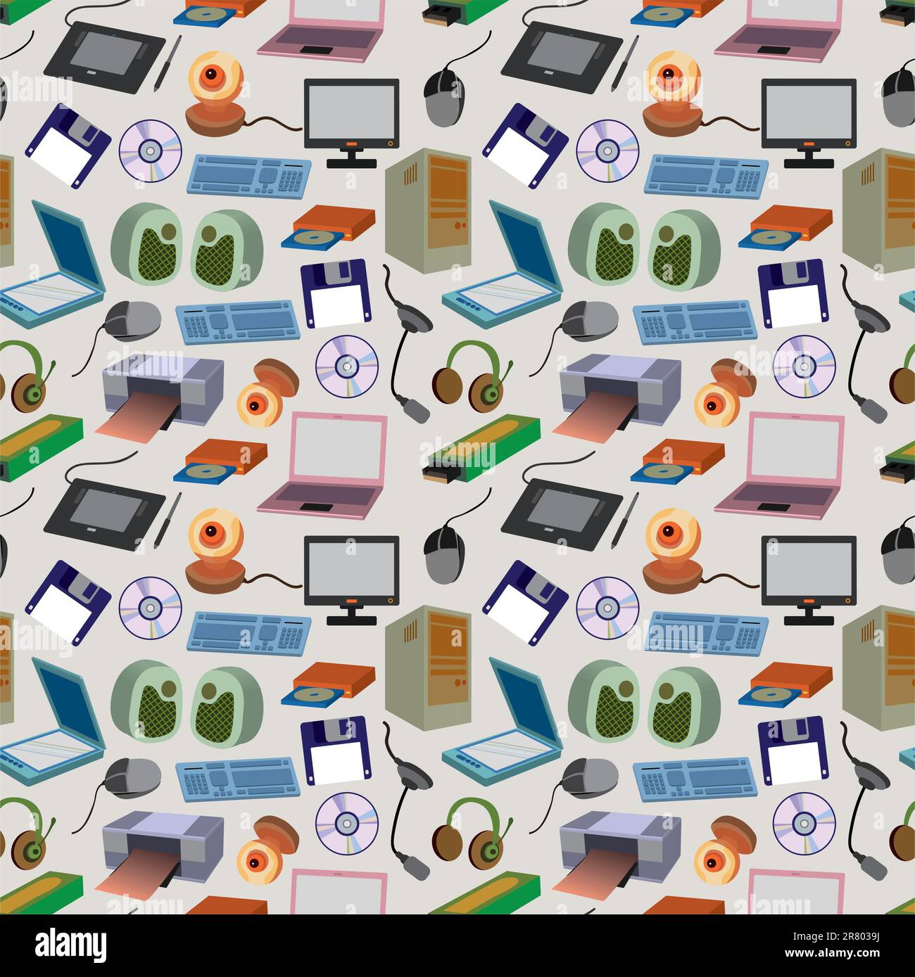 seamless computer pattern Stock Vector Image & Art - Alamy
